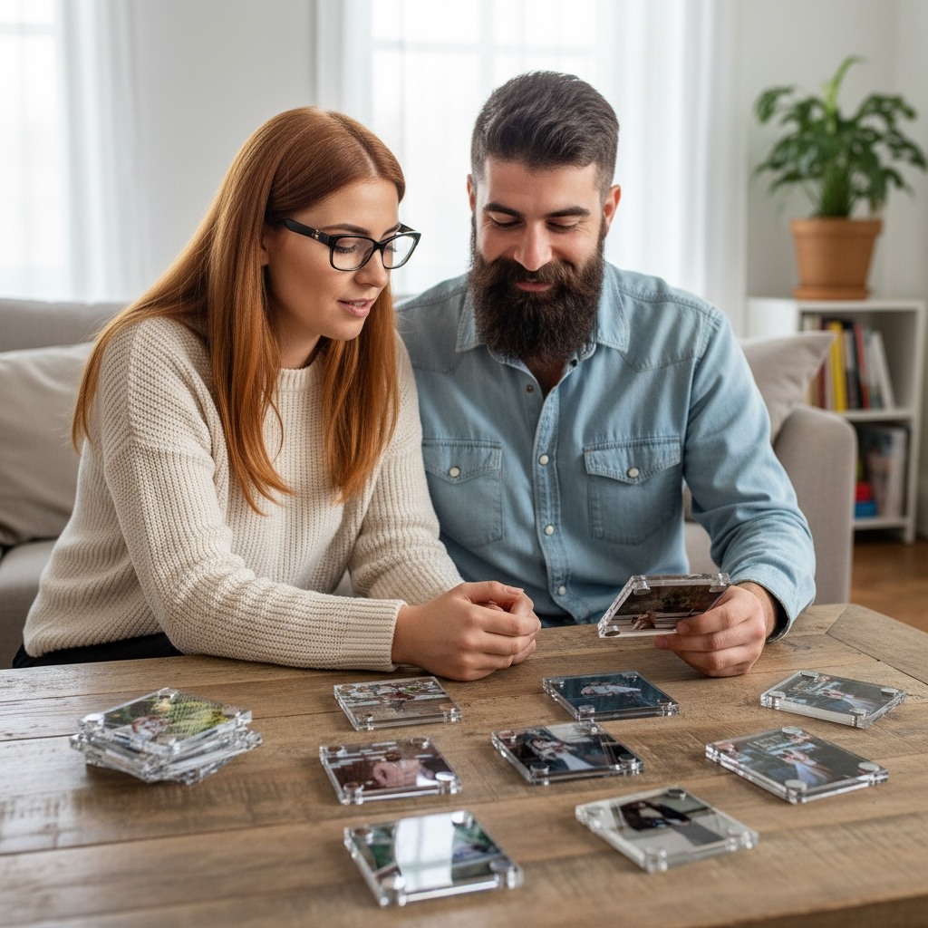 Personalised Photo Fridge Magnets Made from Acrylic