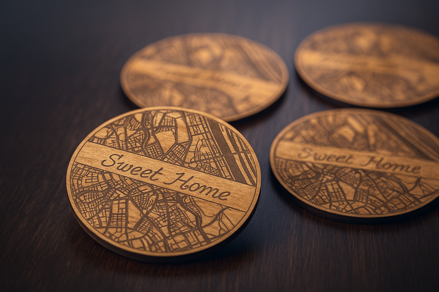 Map Coaster Sets