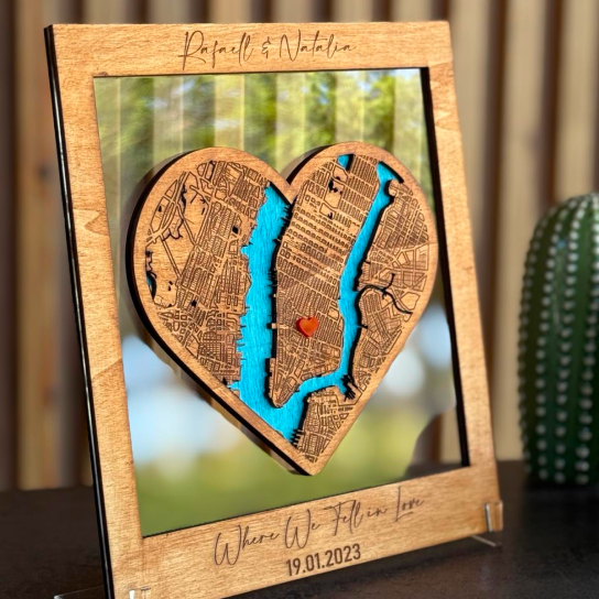 Heart Map Frames