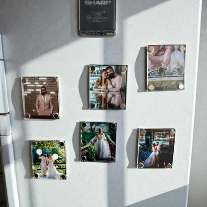 Personalised Photo Fridge Magnets Made from Acrylic