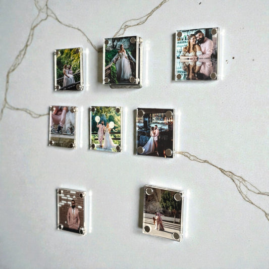 Personalised Photo Fridge Magnets Made from Acrylic