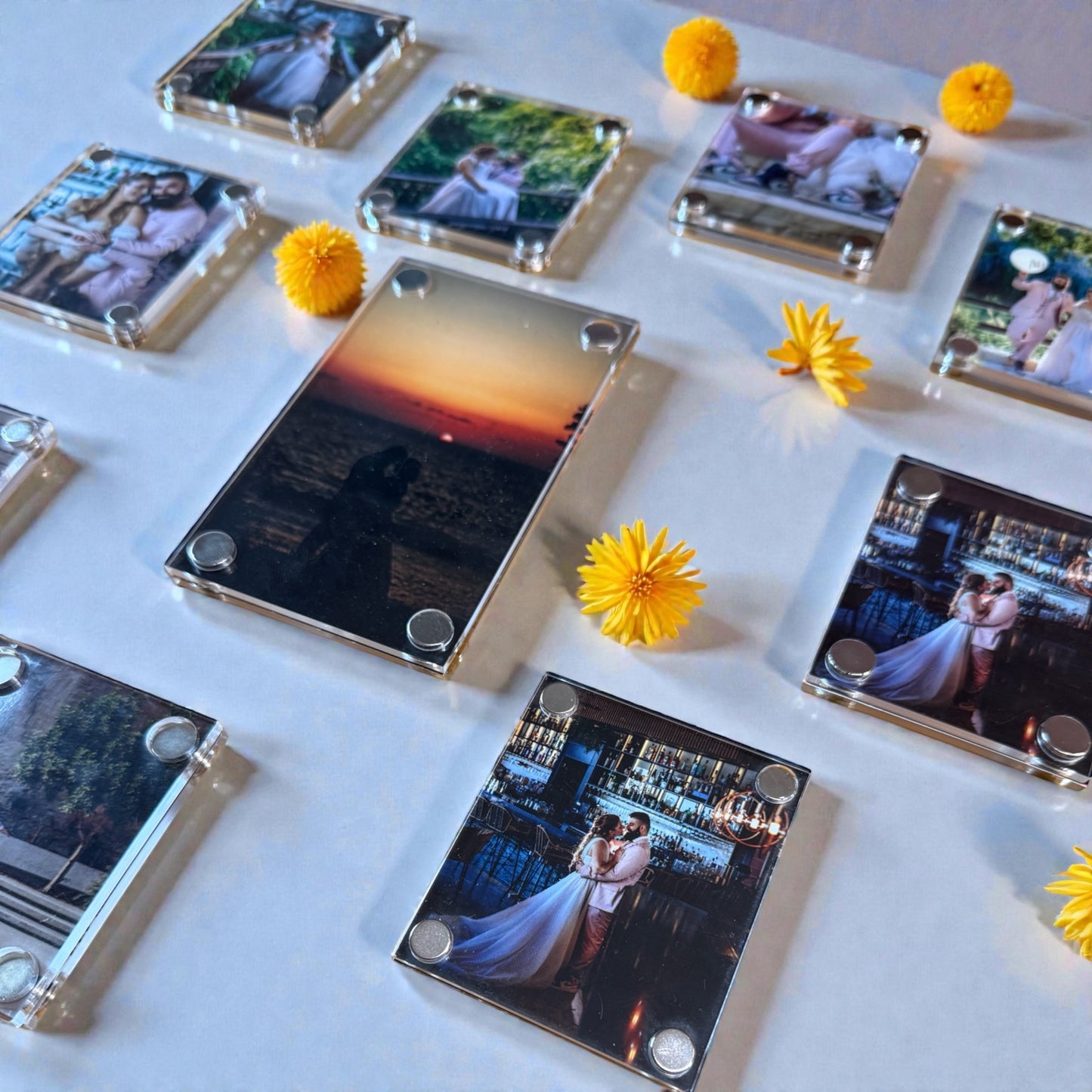 Personalised Photo Fridge Magnets Made from Acrylic
