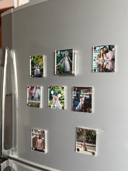 Personalised Photo Fridge Magnets Made from Acrylic