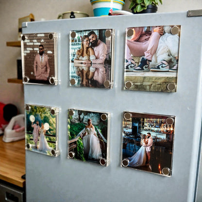 Personalised Photo Fridge Magnets Made from Acrylic