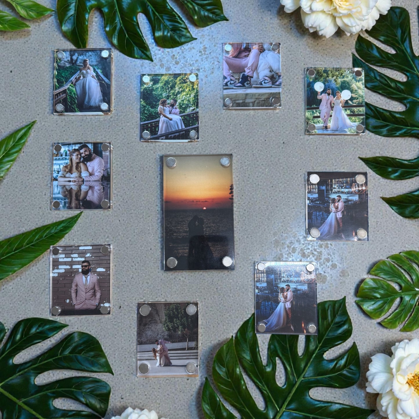 Personalised Photo Fridge Magnets Made from Acrylic
