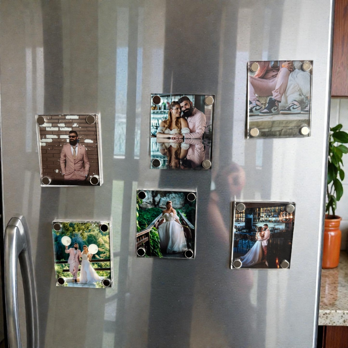 Personalised Photo Fridge Magnets Made from Acrylic