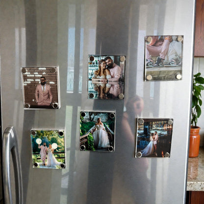 Personalised Photo Fridge Magnets Made from Acrylic