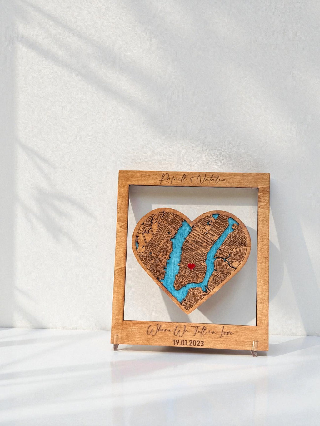 Heart Map Frame