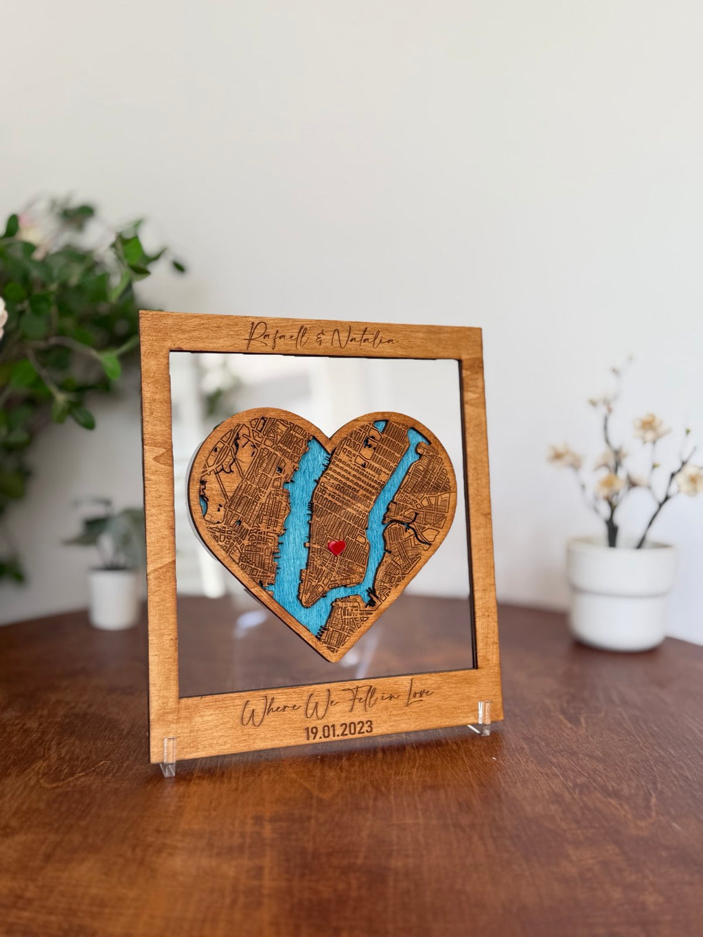 Heart Map Frame