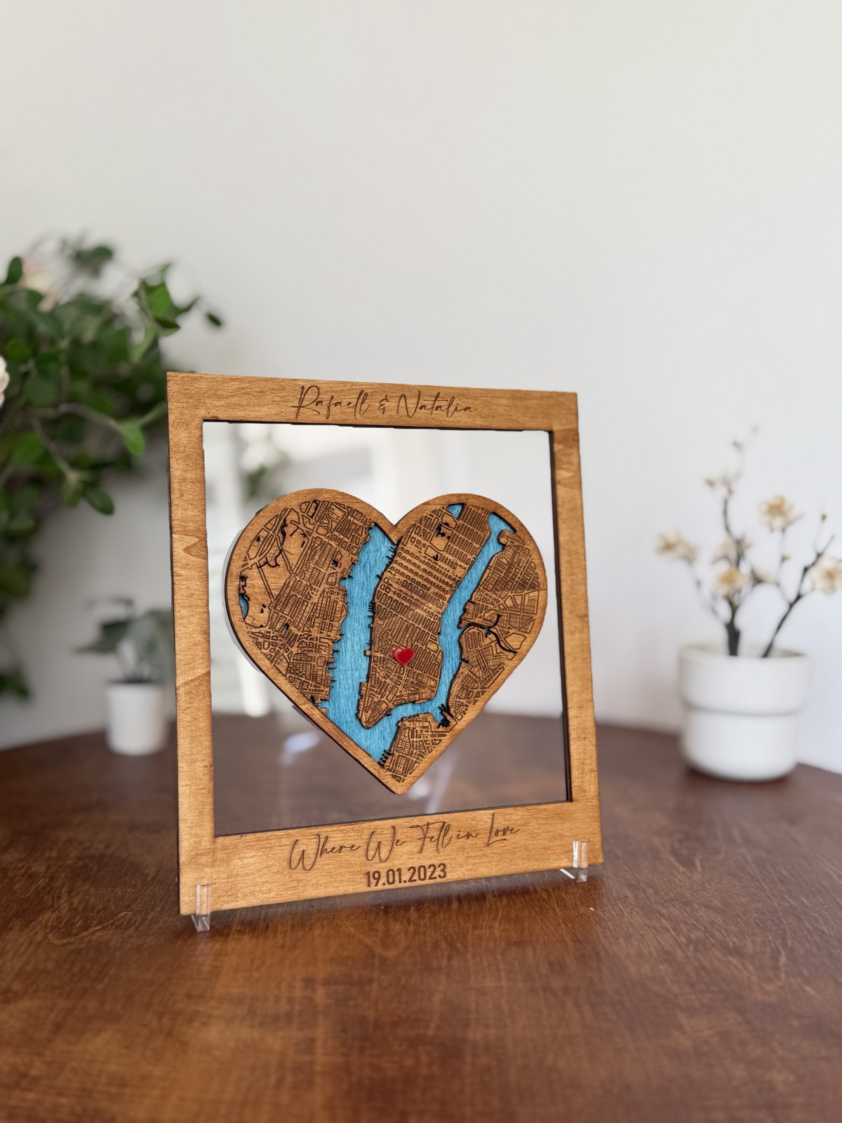 Heart Map Frame