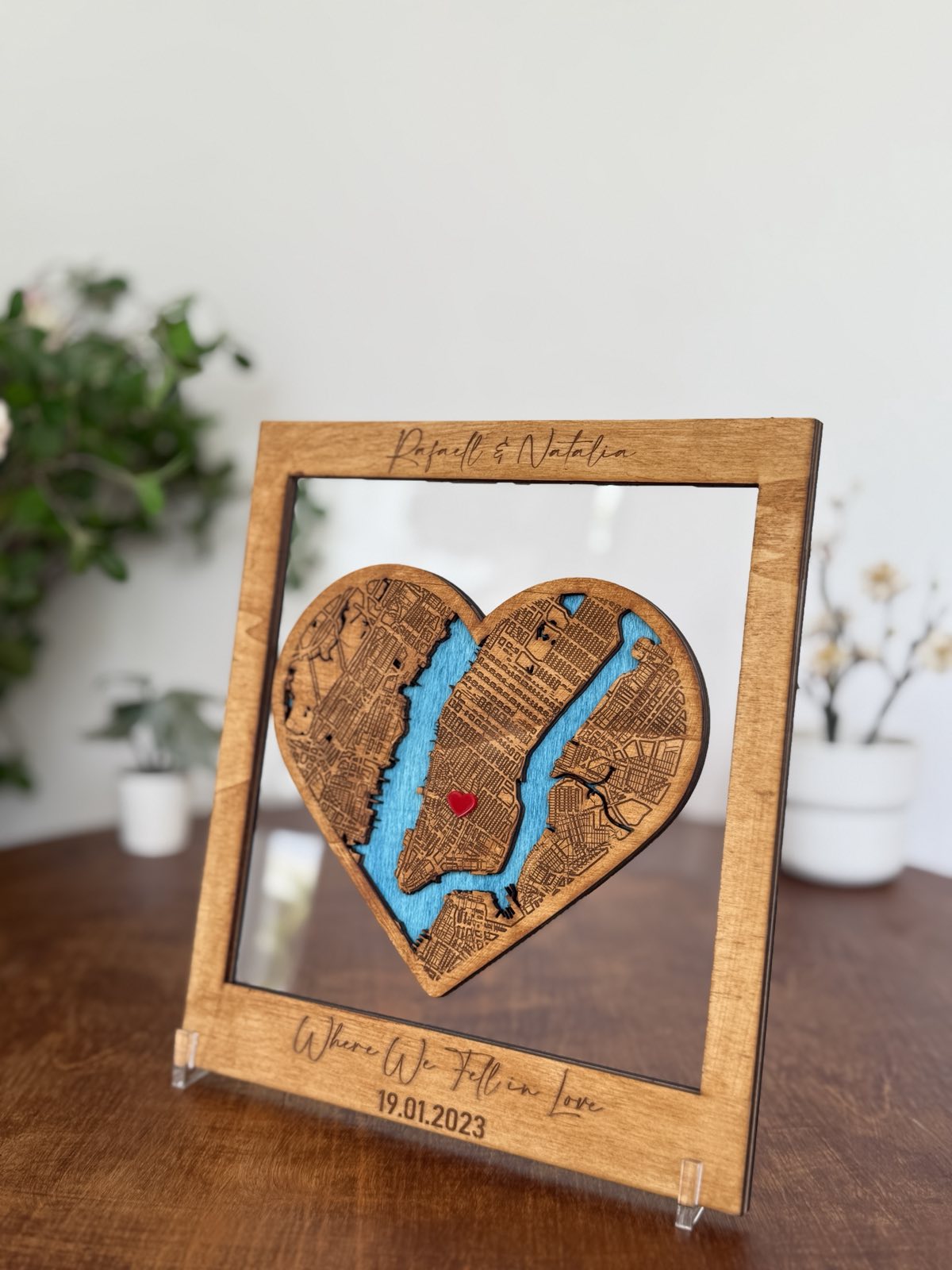Heart Map Frame