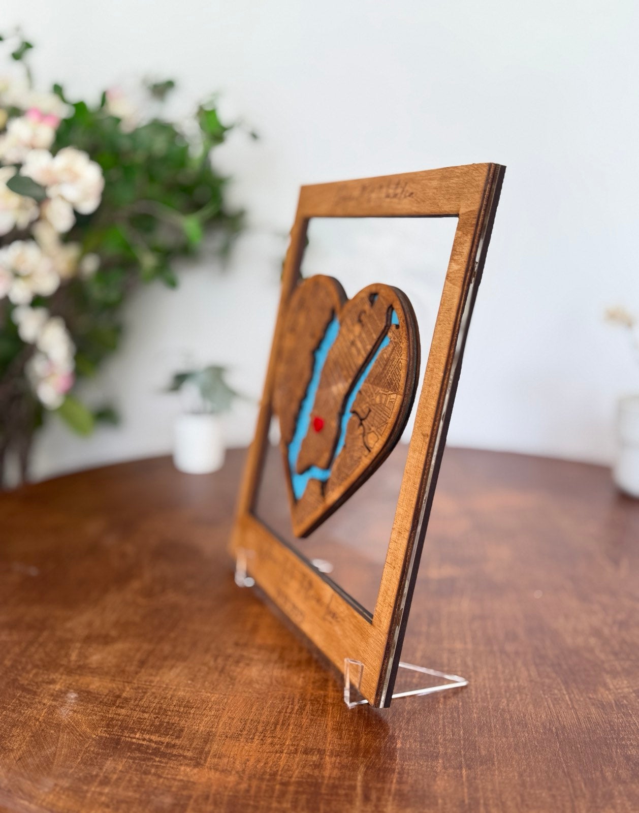 Heart Map Frame