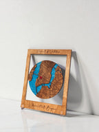 Round Map Frame