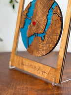 Round Map Frame