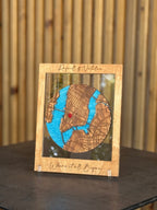 Round Map Frame