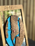 Round Map Frame