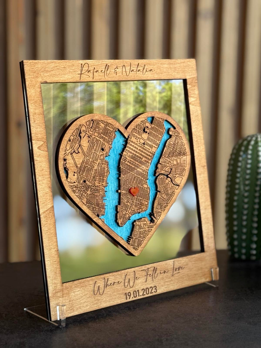 Heart Map Frame