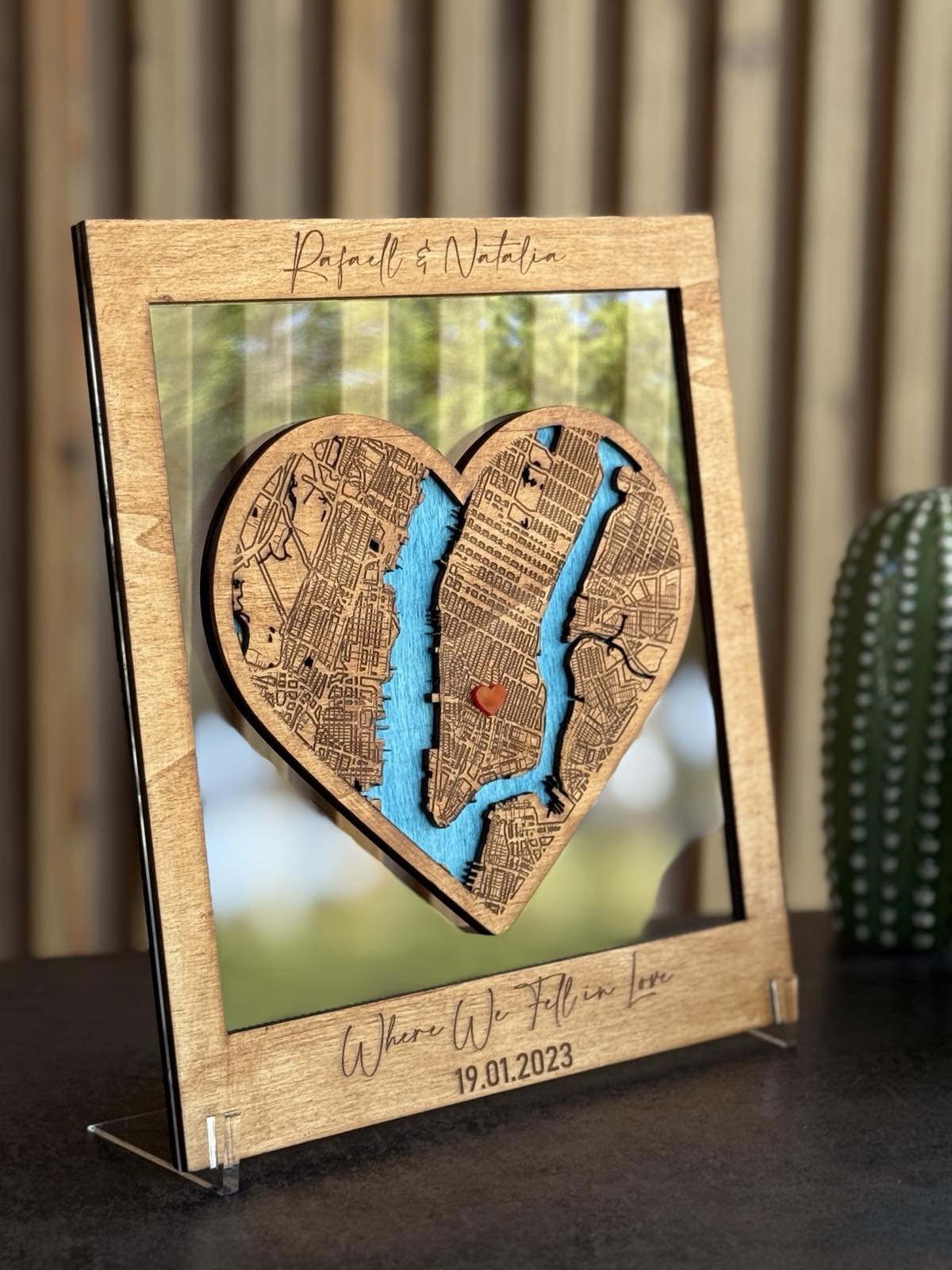 Heart Map Frame