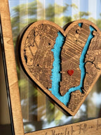 Heart Map Frame