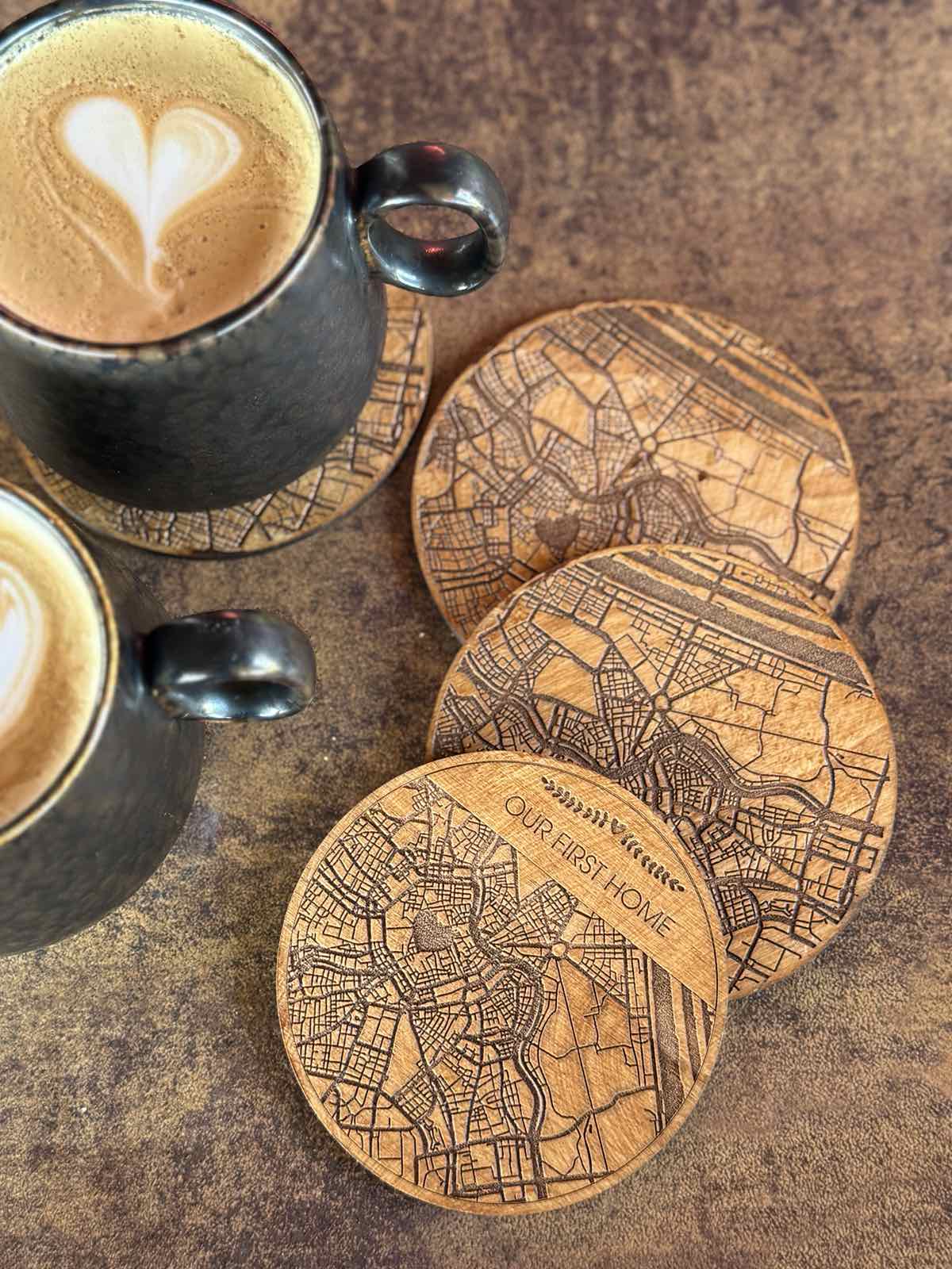 Map Coaster Set