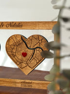 Heart Map Frame ( 2 Locations)