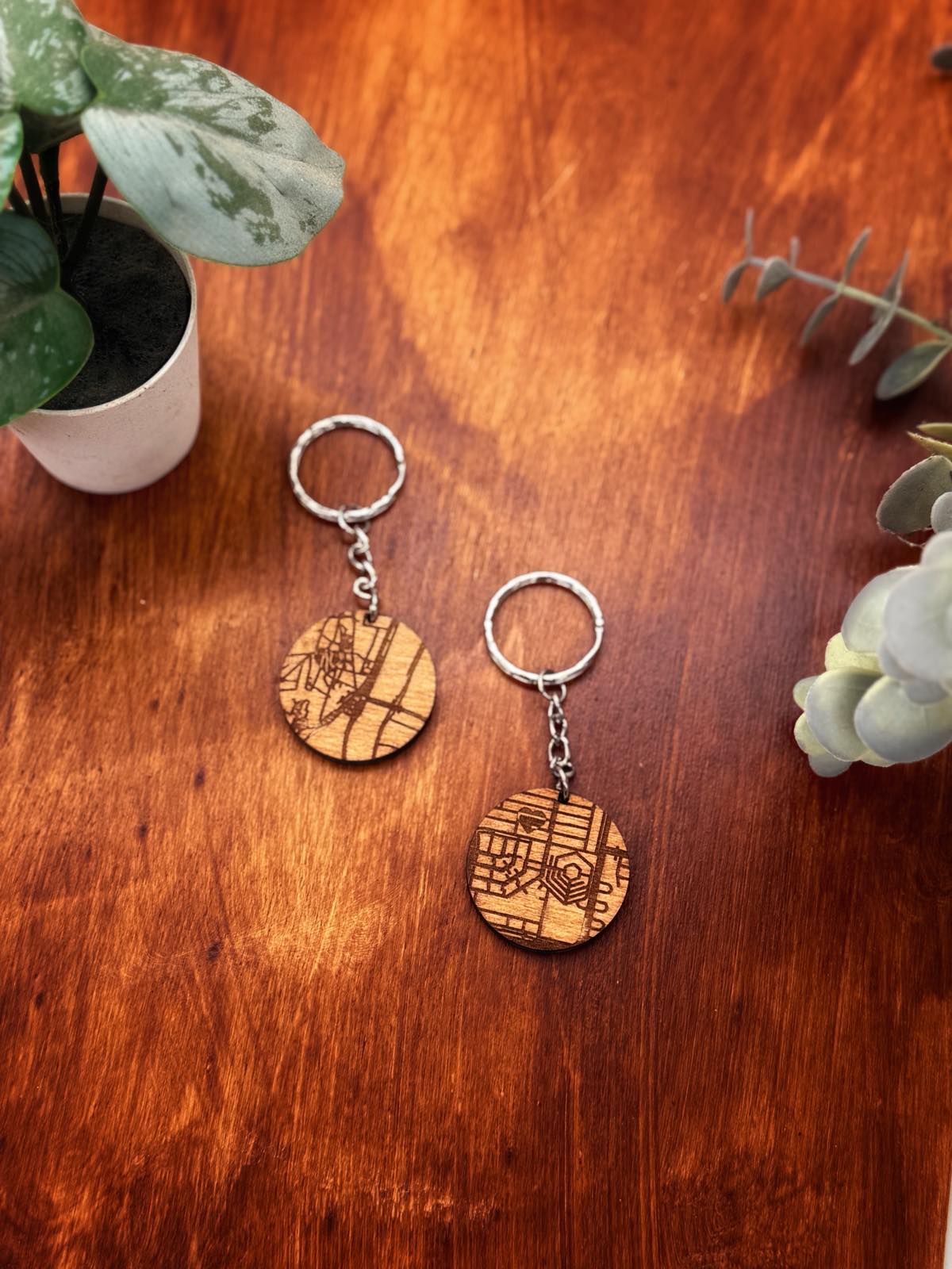 Custom Map Keyring
